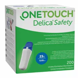 ONE TOUCH Delica Safety eldobható szúróeszköz 23 G, 200 db
