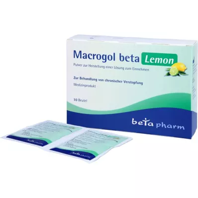 MACROGOL béta Lemon Plv.z.Her.e.e.Ls.zum Einnehmen, 10 db