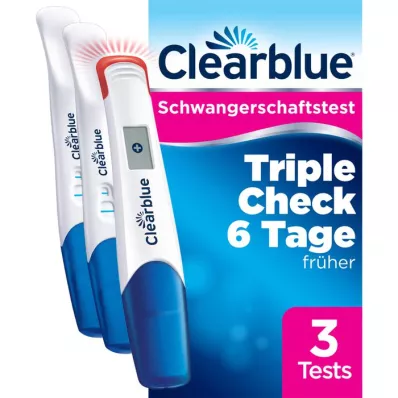 CLEARBLUE Terhesség TripleCheck ultra korai, 3 db