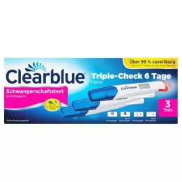 CLEARBLUE Terhesség TripleCheck ultra korai, 3 db