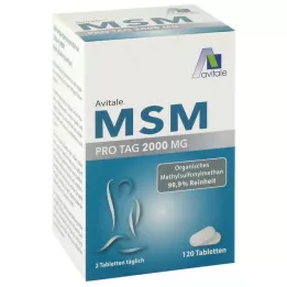 MSM 2000 mg-os tabletta, 120 db