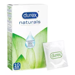 DUREX naturals óvszer vízalapú síkosítóval, 10 db