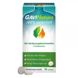 GAVINatura pasztilla emésztési zavarokra & gyomorégésre, 14 db