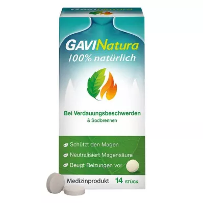 GAVINatura pasztilla emésztési zavarokra & gyomorégésre, 14 db GAVINatura pasztilla emésztési zavarokra & gyomorégésre, 14 db