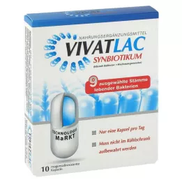 VIVATLAC SYNBIOTIKUM bélsavval bevont kapszula, 10 db