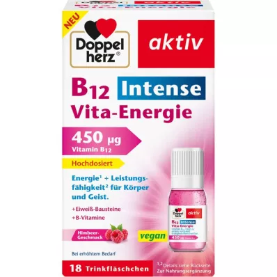 DOPPELHERZ B12 Intense Vita-Energie Trinkfl., 18 db