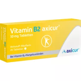VITAMIN B2 AXICUR 10 mg-os tabletta, 20 db