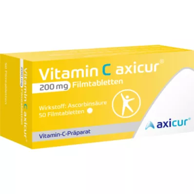 VITAMIN C AXICUR 200 mg filmtabletta, 50 db