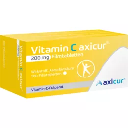 VITAMIN C AXICUR 200 mg filmtabletta, 100 db