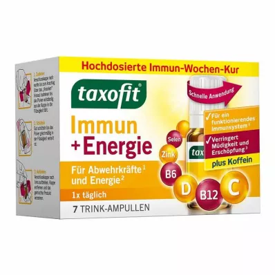 Taxofit Immune &amp; energiaivó ampullák, 7X10 ml