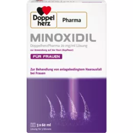 MINOXIDIL DoppelherzPhar.20mg/ml oldat bőrgyógyászati készítmény, 3X60 ml
