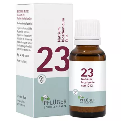 Biokémia Pflueger 23 Natrum bicarbonicum D 12 golyócskák, 15 g Biokémia Pflueger 23 Natrum bicarbonicum D 12 golyócskák, 15 g