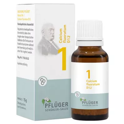 Biokémia Pflueger 1 Calcium fluoratum D 12 golyócskák, 15 g Biokémia Pflueger 1 Calcium fluoratum D 12 golyócskák, 15 g