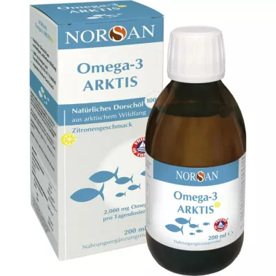 NORSAN Omega-3 Arctic D3-vitaminnal, folyadék, 200 ml