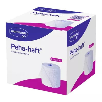 Peha-Haft rögzítőkötés, latexmentes, 8 cm x 21 m, 1 db