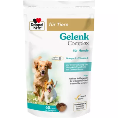 DOPPELHERZ for Animals Joint Complex Chews for Dogs, 60 db