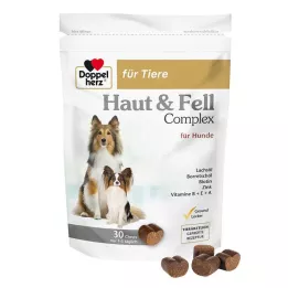 DOPPELHERZ állatok bőrére&amp;Fur Compl.Chews kutyáknak, 30 db