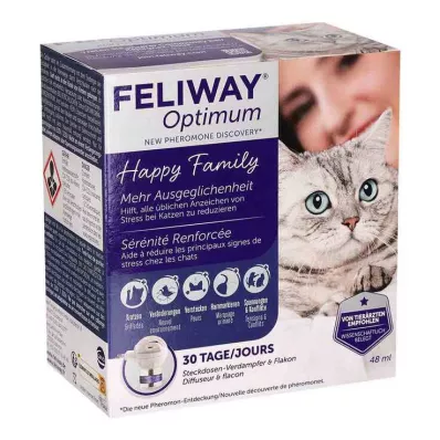 Feliway Optimum kezdőkészlet macskáknak, 48 ml