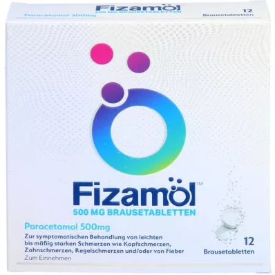 FIZAMOL 500 mg-os pezsgőtabletta, 12 db