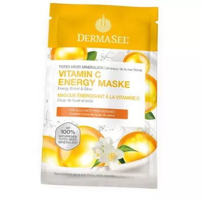 DERMASEL Holt-tengeri C-vitaminos energiamaszk, 12 ml
