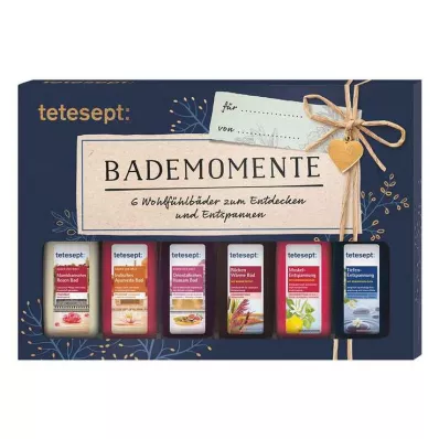 Tetesept ajándékkészlet fürdő pillanatok, 6x20 ml Tetesept ajándékkészlet fürdő pillanatok, 6x20 ml