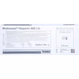 MEDUNASAL-Heparin 500 I.U. ampullák, 10X5 ml