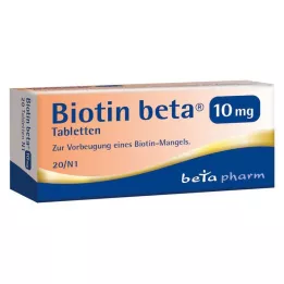 BIOTIN BETA 10 mg-os tabletta, 20 db