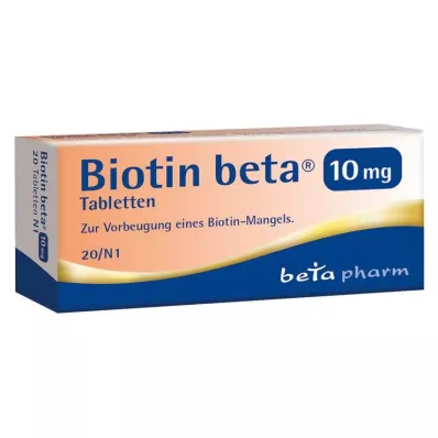 Biotin béta 10 mg tabletta, 20 db