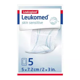 LEUKOMED bőrérzékeny steril 5x7,2 cm, 5 db
