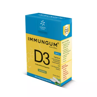 D3-vitamin Immungum rágógumi, 28 g
