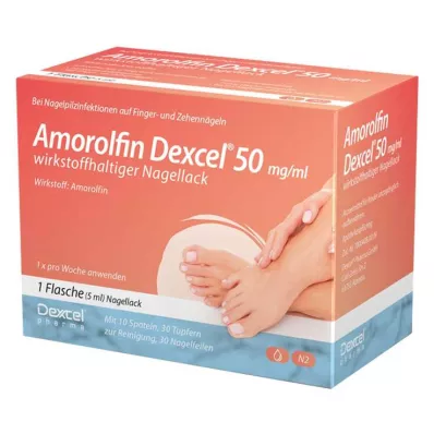 Amorolfin Dexcel® 50 mg/ml aktív körömlakk, 5 ml Amorolfin Dexcel® 50 mg/ml aktív körömlakk, 5 ml