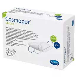 COSMOPOR szilikon sebkötszer 5x7,2 cm, 10 db