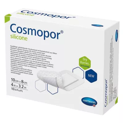 Cosmopor® szilikon sebkötöző 8x10 cm, 10 db