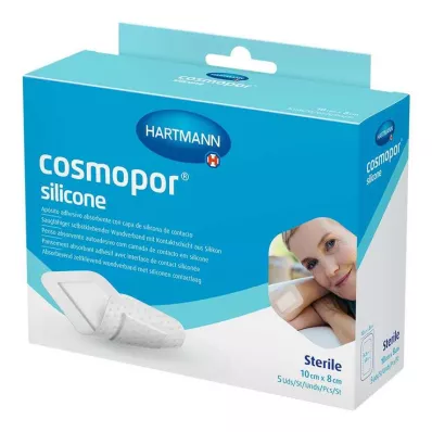 Cosmopor szilikon sebkötöző 8x10 cm, 5 db