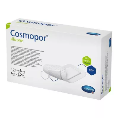 Cosmopor szilikon sebkötöző 8x15 cm, 5 db Cosmopor szilikon sebkötöző 8x15 cm, 5 db
