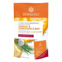 DERMASEL Holt-tengeri fürdősó narancs &amp; Cédrusfa, 1 p