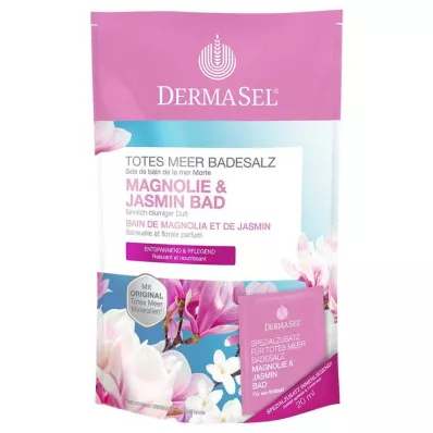 DERMASEL Holt-tengeri fürdősó Magnólia &amp; Jázmin, 1 p