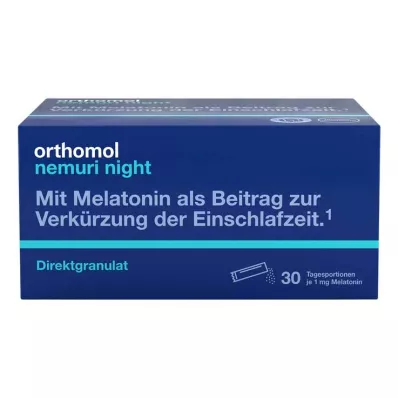 ORTHOMOL nemuri night direct granulátum, 30 db