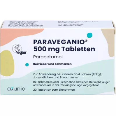PARAVEGANIO 500 mg-os tabletta, 20 db