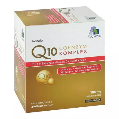 Koenzim Q10 100 mg kapszula + vitaminok + ásványi anyagok, 240 db