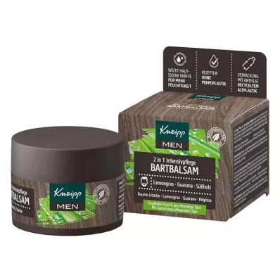 KNEIPP MEN 2in1 intenzív ápoló szakállbalzsam, 50 ml