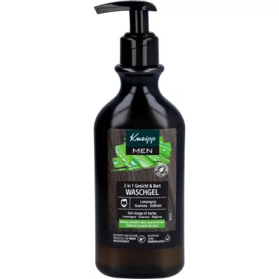 KNEIPP MEN 2in1 Face&amp;Szakállmosó gél, 250 ml