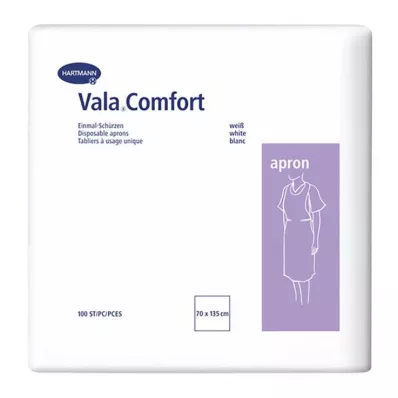 Valacomfort kötény eldobható kötény 70x135 cm fehér, 100 db