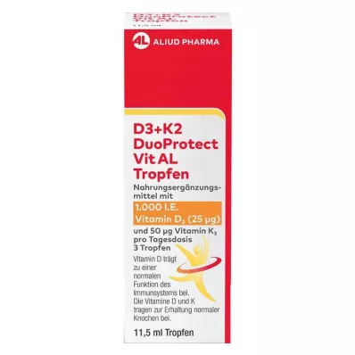 D3+K2 DuoProtect Vit AL 1000 NE/50 µg csepp, 11,5 ml