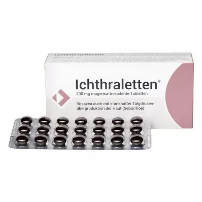 Ichthraletten® 200 mg tabletta rosaceára, 84 db