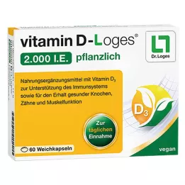 VITAMIN D-LOGES 2000 NE vegetáriánus lágy kapszula, 60 db