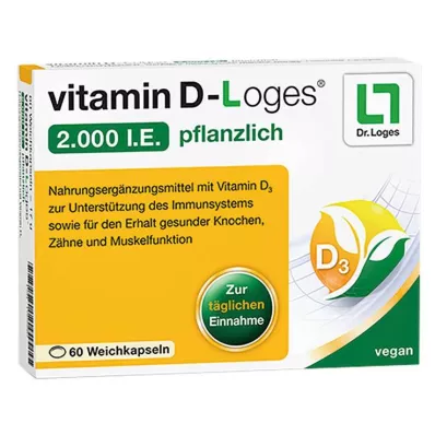 VITAMIN D-LOGES 2000 NE vegetáriánus lágy kapszula, 60 db