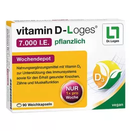 VITAMIN D-LOGES 7.000 I.U. gyógynövény heti depó, 90 db