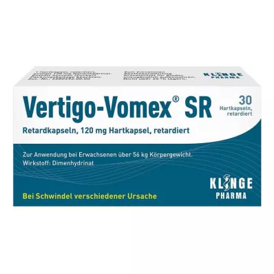 Vertigo-Vomex® SR nyújtott hatóanyag-leadású kapszula, 30 db