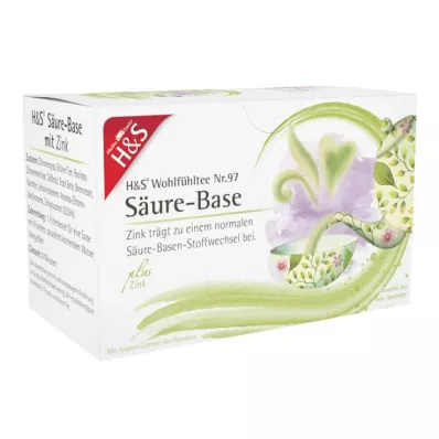 H&amp;S sav-bázis cink szűrőzsákkal, 20X2,0 g
